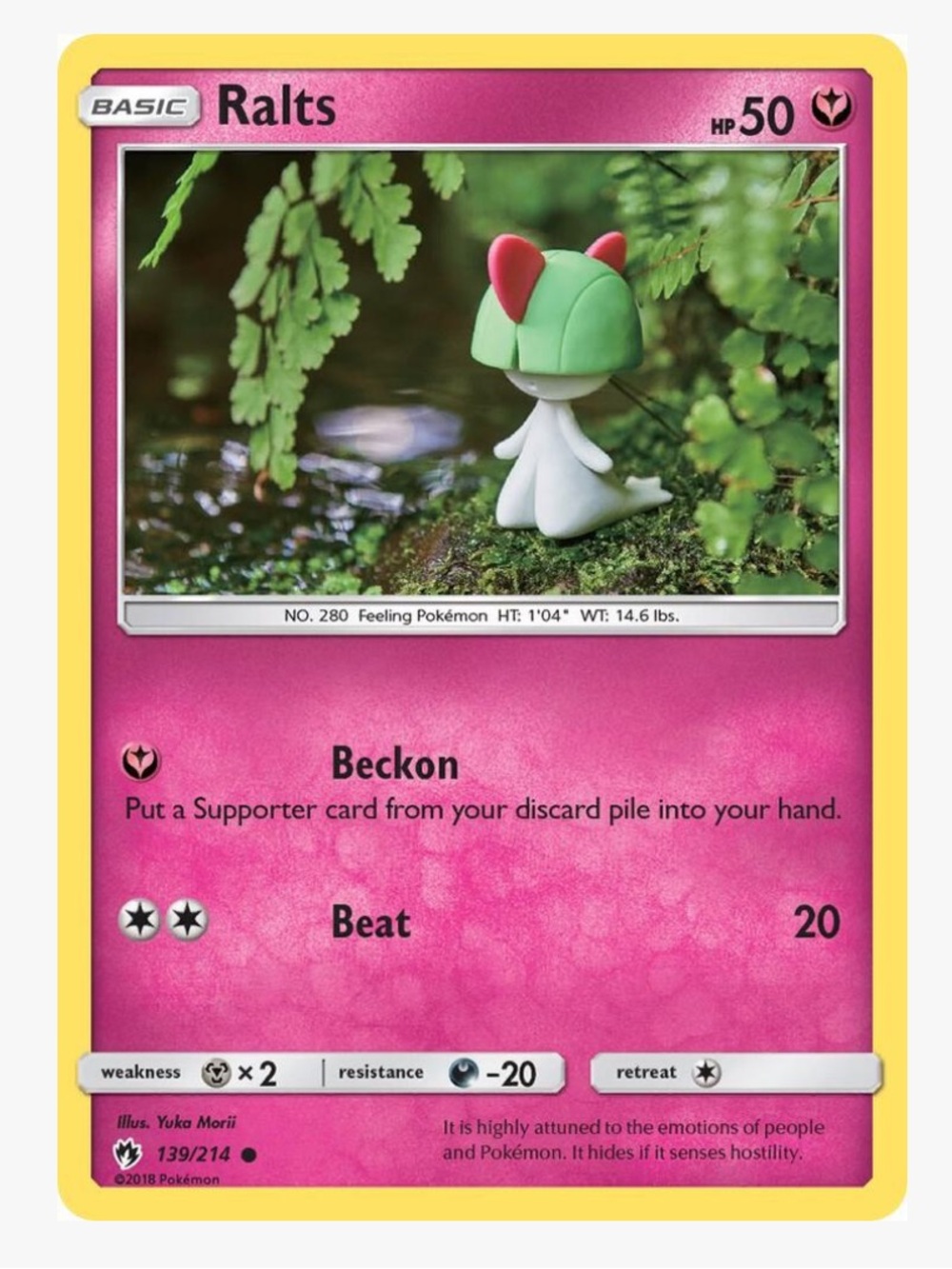 Ralts Lost Thunder (SM8) Pokemon Trading Card